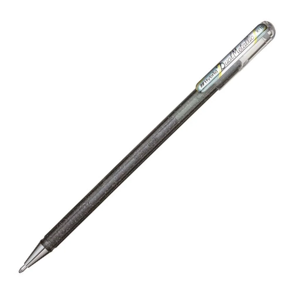 Φωτογραφία προϊόντος: Pentel Hybrid Dual Metallic Gel 1.0mm Ασημί