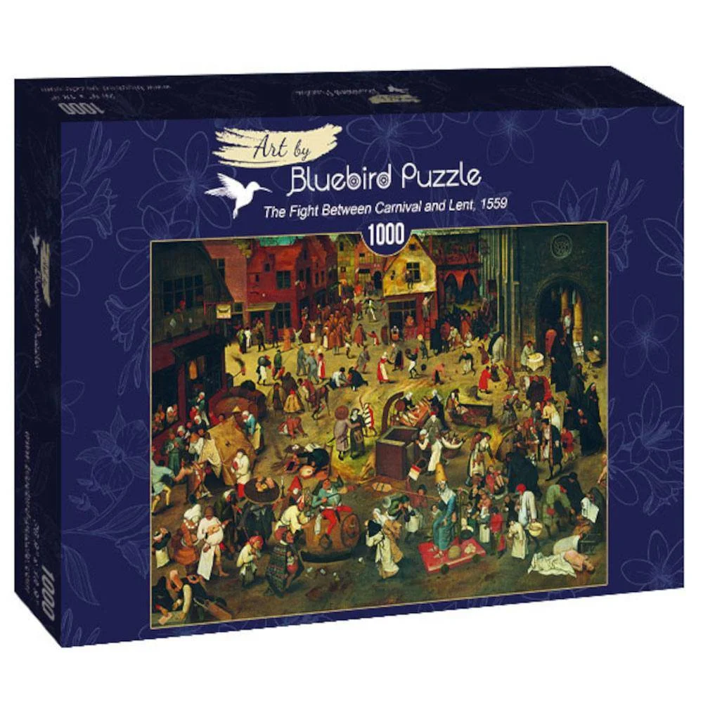 Φωτογραφία προϊόντος: Bluebird-60125-Pieter Bruegel the Elder - The Fight Between Carnival and Lent, 1559 - Puzzle 1000 pi