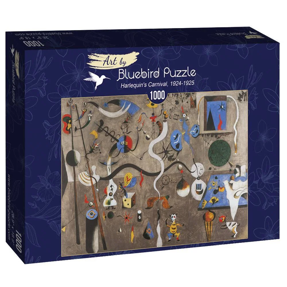 Φωτογραφία προϊόντος: Bluebird 60108 Puzzle Joan Miro - The Harlequin s Carnival, 1000τεμ