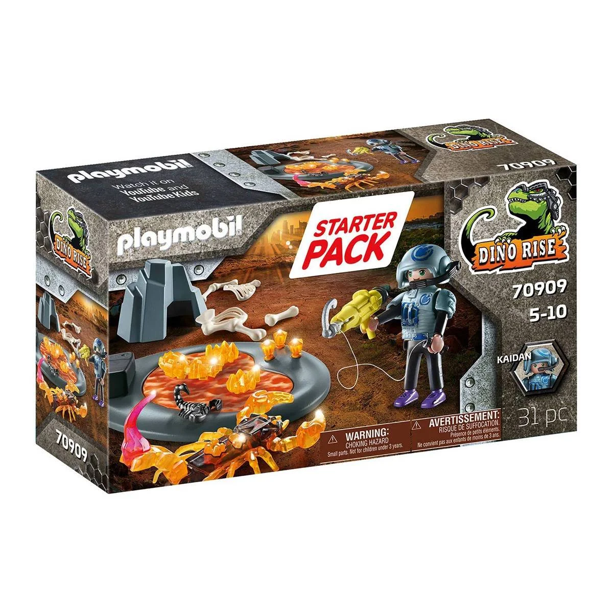 Φωτογραφία προϊόντος: Playmobil 70909 Dino Rise Πολεμώντας τον Σκορπιό της Φωτιάς