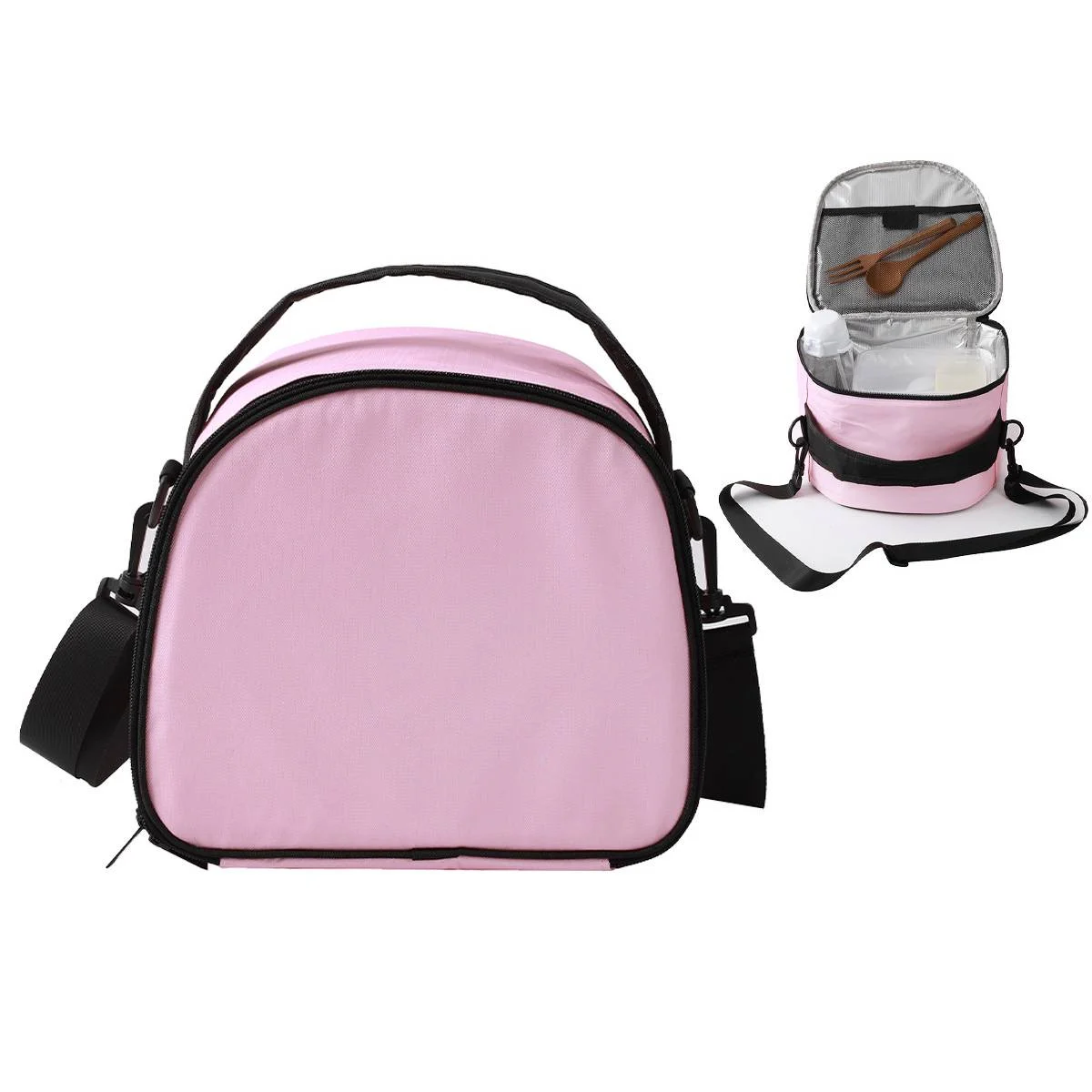 Φωτογραφία προϊόντος: TOTAL GIFT ΤΣΑΝΤΑΚΙ i DRINK ID6053 LUNCH PINK 24x19,8x22cm