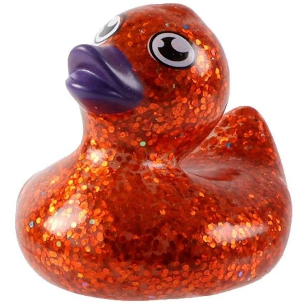 Φωτογραφία προϊόντος: Jonotoys Παπάκι Σκληρό Glitter 5cm Κόκκινο