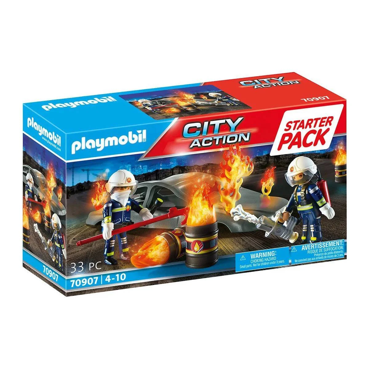 Φωτογραφία προϊόντος: Playmobil 70907 CITY Starter Pack Άσκηση Πυροσβεστικής