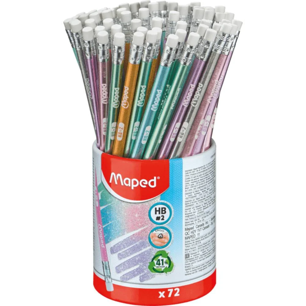 Φωτογραφία προϊόντος: MAPED 851805 ΜΟΛΥΒΙ BLACK PEPS HB GLITTER ΔΙΑΦΟΡΑ ΧΡΩΜΑΤΑ (ΤΥΧΑΙΑ ΕΠΙΛΟΓΗ)