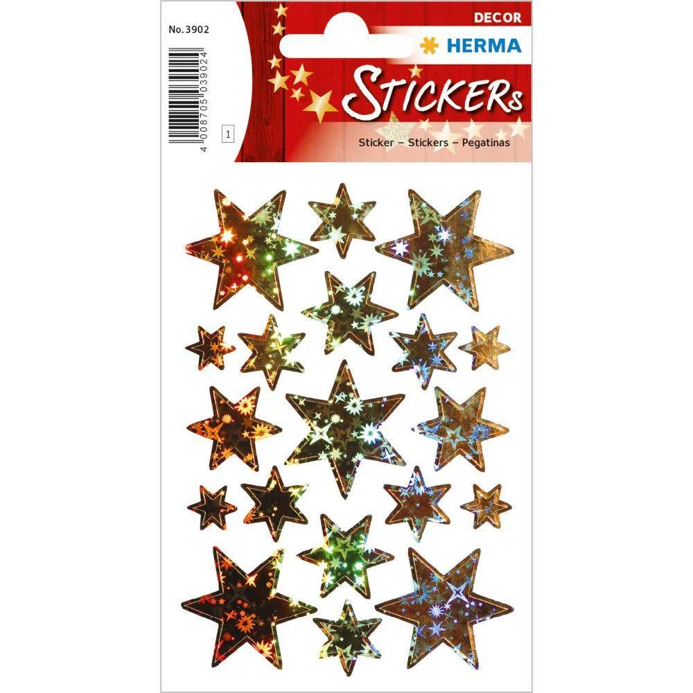 Φωτογραφία προϊόντος: LABEL Αυτοκόλλητα Herma No3902 Stars Gold