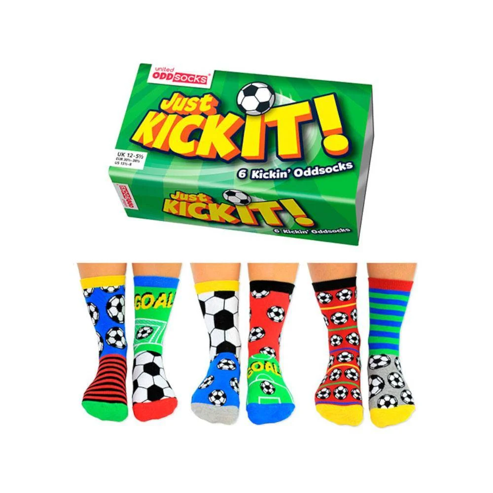 Φωτογραφία προϊόντος: UNITED ODD SOCKS Παιδικές Κάλτσες KICK IT ν30.5-38.5 (3 ζεύγη)