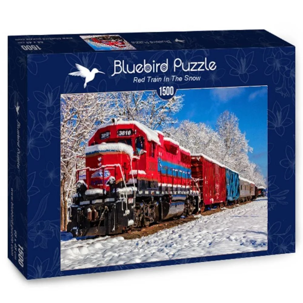 Φωτογραφία προϊόντος: Bluebird - 70282-Red Train In The Snow - Puzzle 1500 pieces