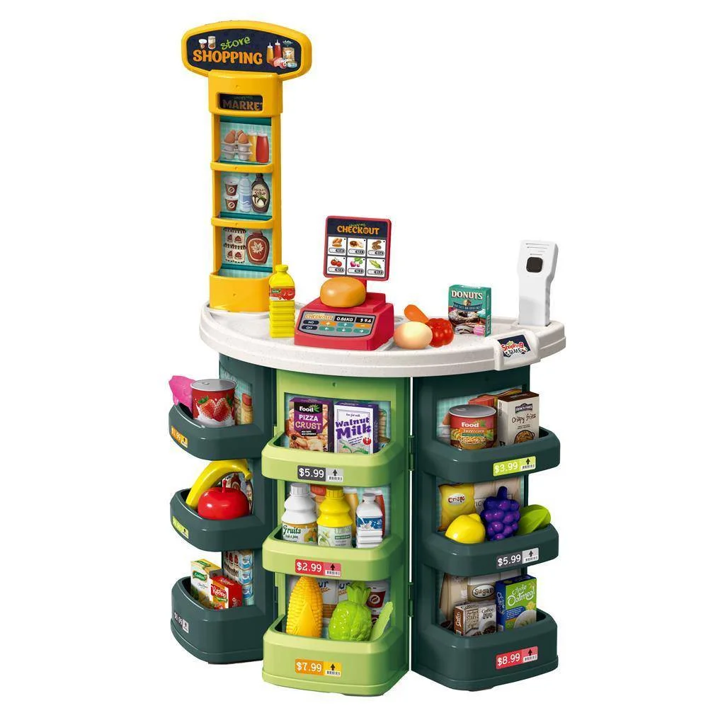 Φωτογραφία προϊόντος: Luna Toys ΣΟΥΠΕΡ ΜΑΡΚΕΤ ΜΕ ΦΩΣ ΚΑΙ ΜΟΥΣΙΚΗ 76x12x48,5cm ΠΡΑΣΙΝΟ LUNA