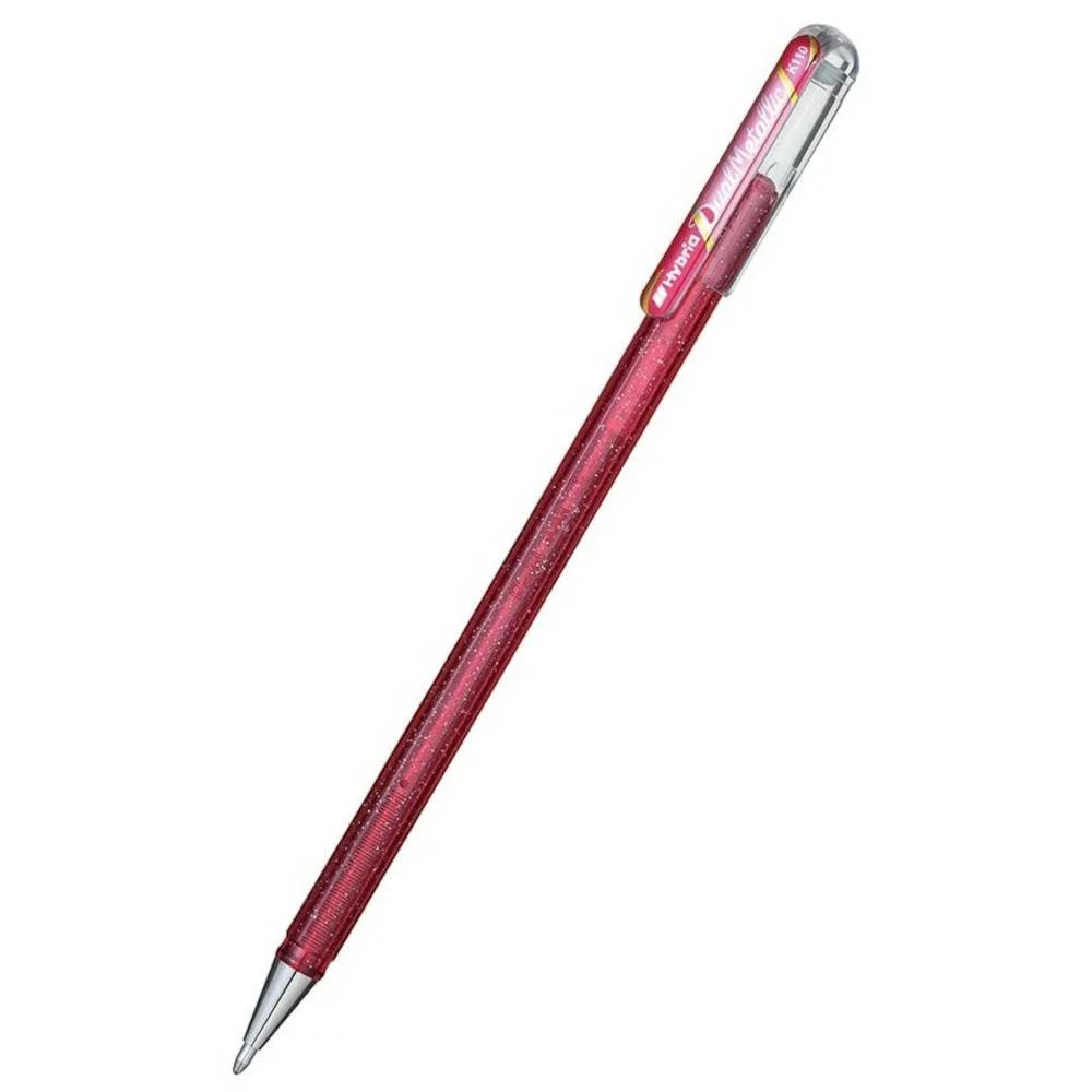 Φωτογραφία προϊόντος: Pentel Hybrid Dual Metallic Gel 1.0mm Ροζ