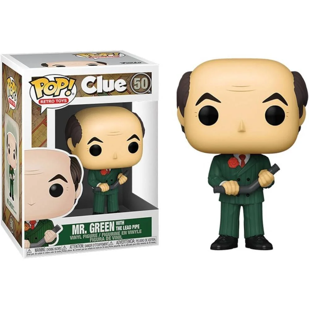 Φωτογραφία προϊόντος: Funko Pop! Retro Toys: Clue - Mr. Green With The Lead Pipe #50 Vinyl Figure