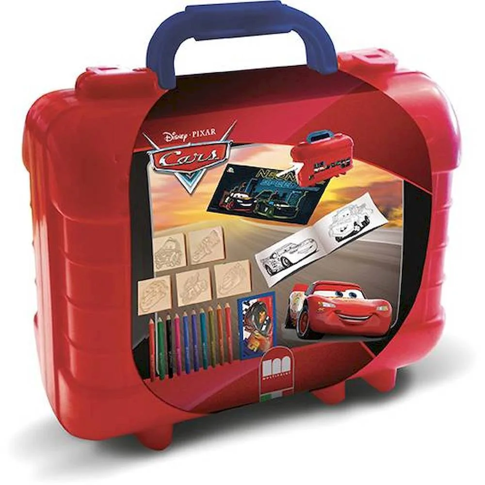 Φωτογραφία προϊόντος: Multiprint Σετ Βαλιτσάκι Travel με Είδη Ζωγραφικής Cars
