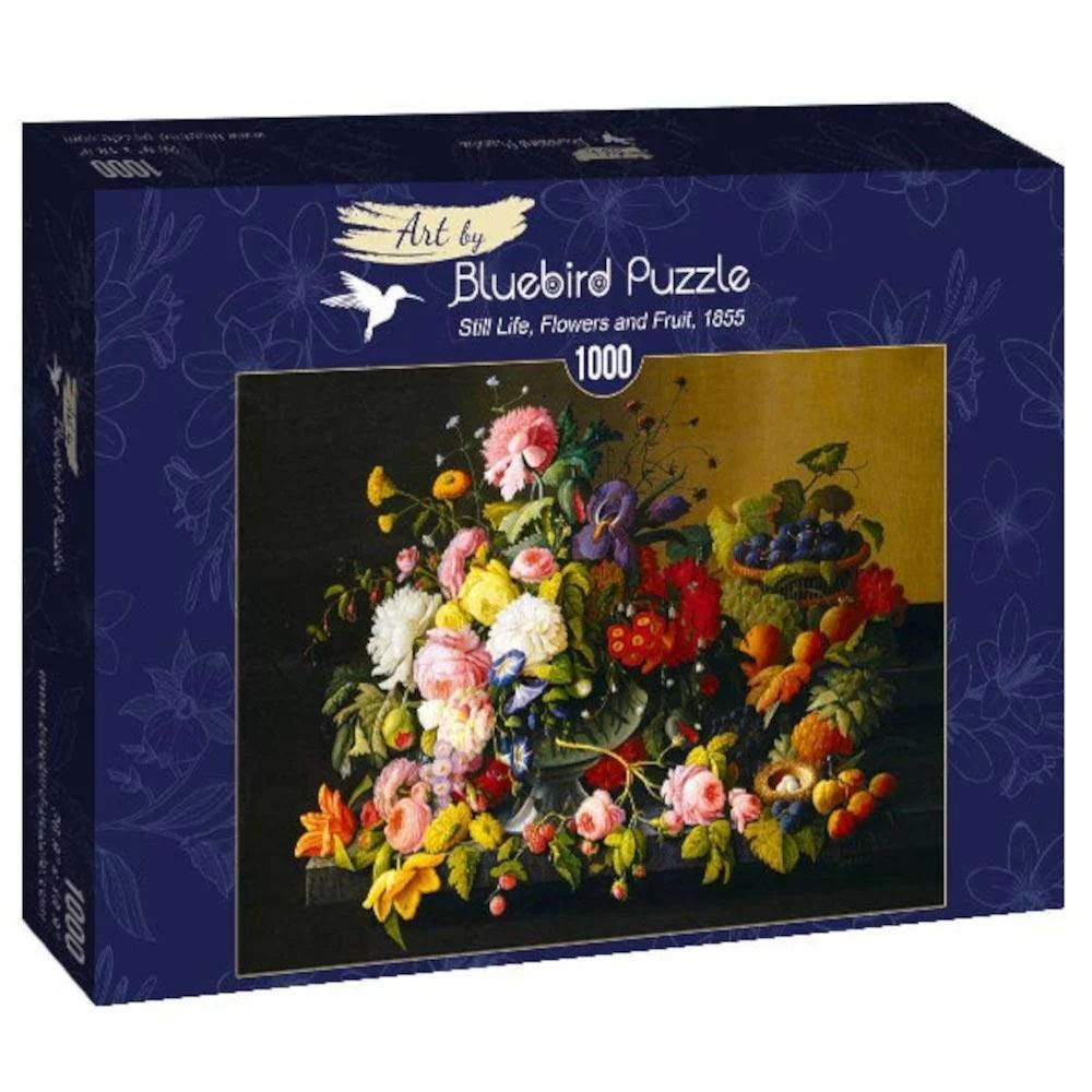 Φωτογραφία προϊόντος: Roesen - Still Life, Flowers and Fruit, 1855 - Puzzle 1000 pieces