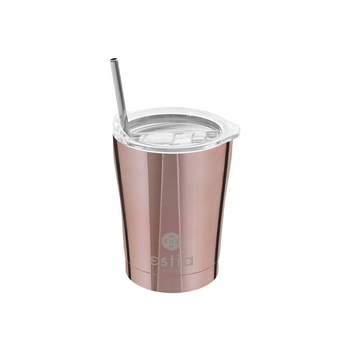 Φωτογραφία προϊόντος: estia ΘΕΡΜΟΣ COFFEE MUG ME ΚΑΛΑΜΑΚΙ +amp; ΒΟΥΡΤΑΚΙ ΚΑΘΑΡΙΣΜΟΥ 350ml ΜΠΡΟΝΖΕ