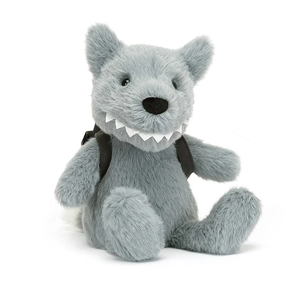 Φωτογραφία προϊόντος: BP4W Λούτρινο Jellycat Backpack Wolf 22χ10cm