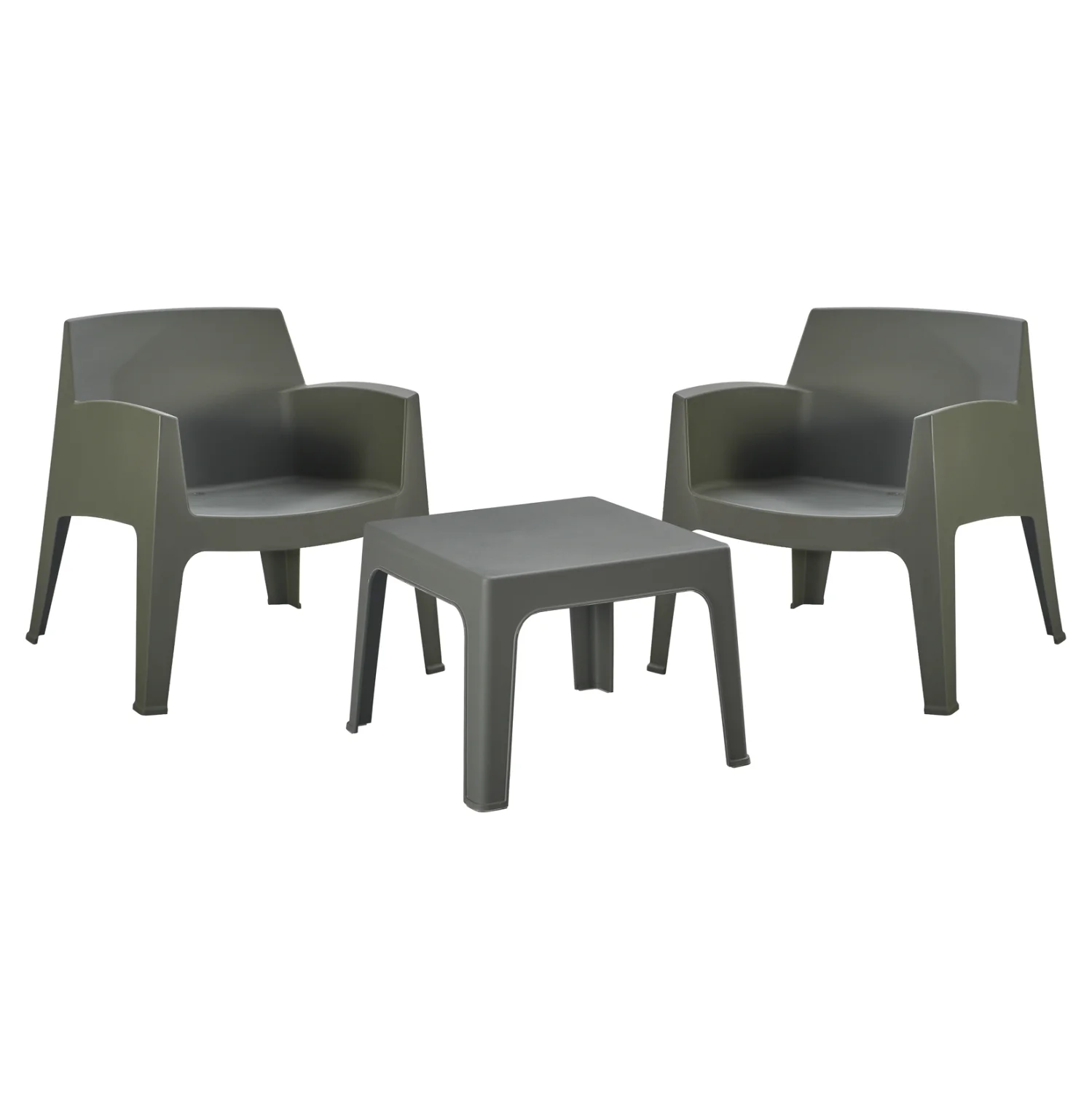 Φωτογραφία προϊόντος: b2b markt ΣΕΤ LOUNGE 3ΤΜΧ SLEEK HM21274.05 DARK OLIVE GREEN ΠΟΛΥΠΡΟΠΥΛΕΝΙΟ