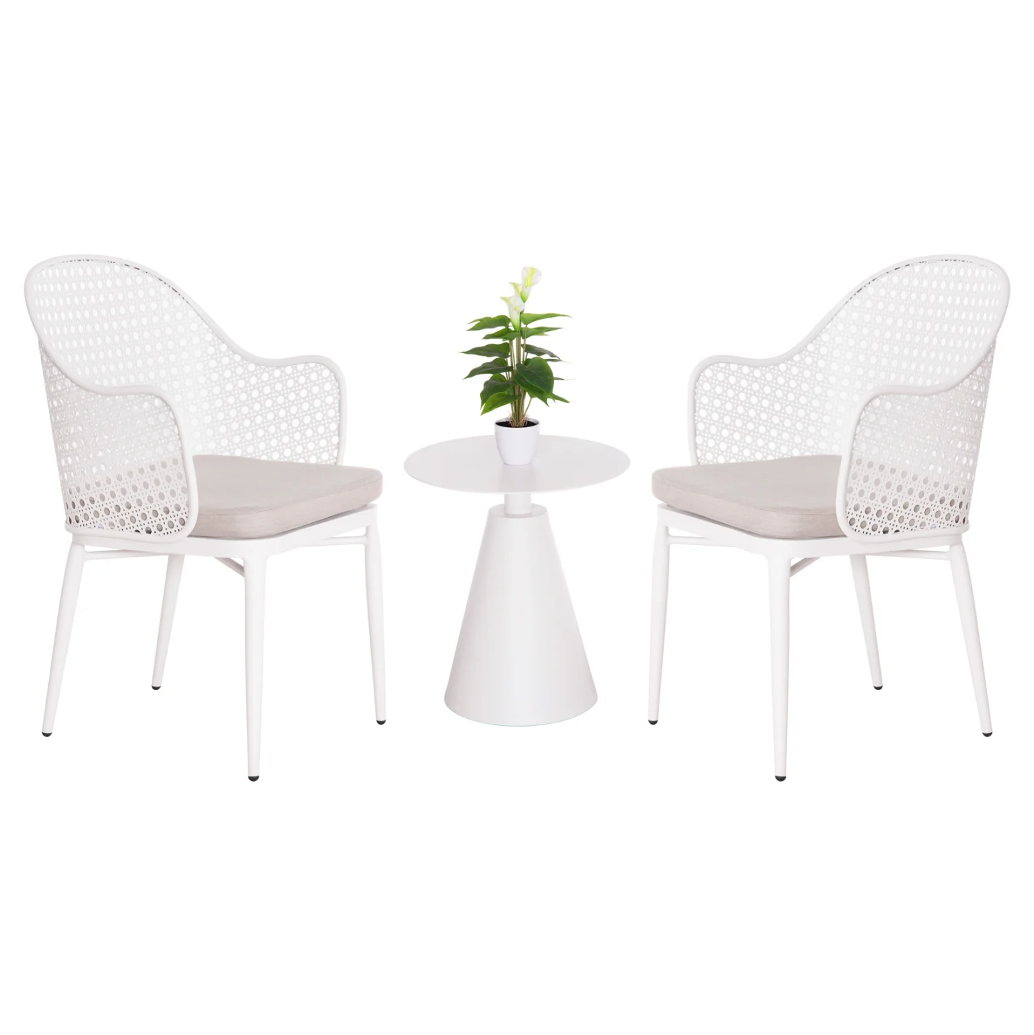 Φωτογραφία προϊόντος: b2b markt ΣΕΤ LOUNGE 3TMX ΕΞ.ΧΩΡΟΥ OREGO HM21106.02 ΑΛΟΥΜΙΝΙΟ ΣΕ ΛΕΥΚΟ