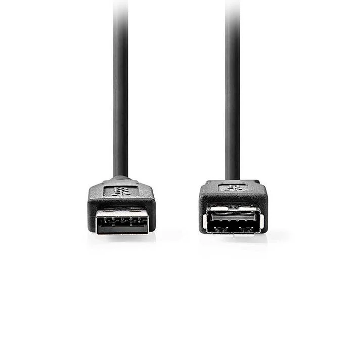 Φωτογραφία προϊόντος: NEDIS Καλώδιo προέκτασης USB 3.2 Gen 1x1 A αρσ. - USB A θηλ. 2.00m, σε μαύρο χρώμα.