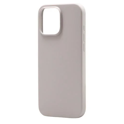 Φωτογραφία προϊόντος: Θήκη Liquid Silicon inos Apple iPhone 16 Pro 5G Velvet Ανοιχτό Γκρι N66009