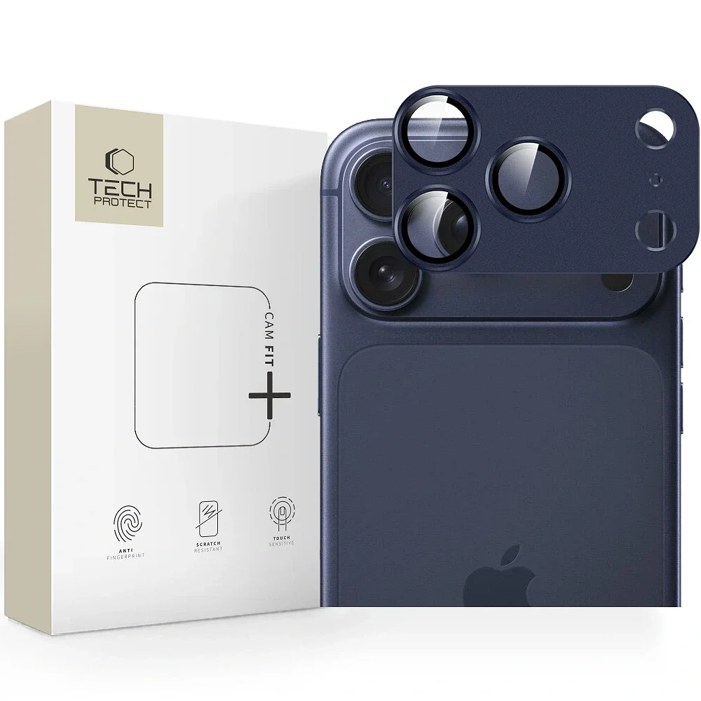 Φωτογραφία προϊόντος: Tech-Protect Camera Cover Camfull Fit+ iPhone 17 Pro Deep Blue