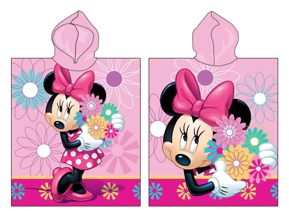 Φωτογραφία προϊόντος: DISNEY DIMcol ΠΟΝΤΣΟ ΠΑΡΑΛΙΑΣ DISNEY MINNIE 09 50X115 Digital Print Cotton 100%