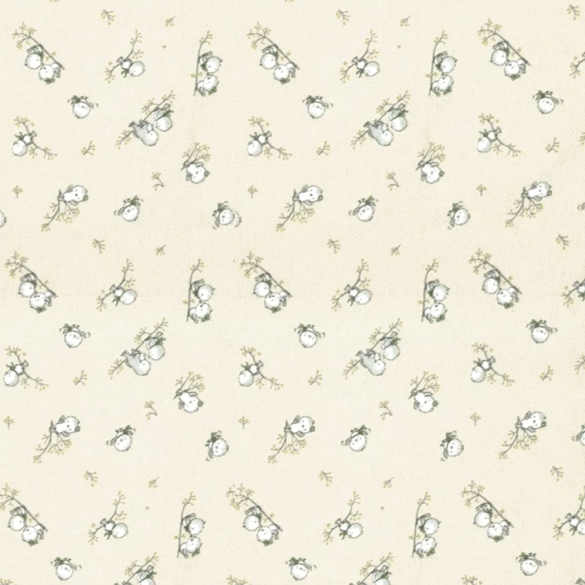 Φωτογραφία προϊόντος: DIMcol ΠΑΝΑ ΦΑΝΕΛΑ bebe Birds 16 80Χ80 Ecru Flannel cotton 100%