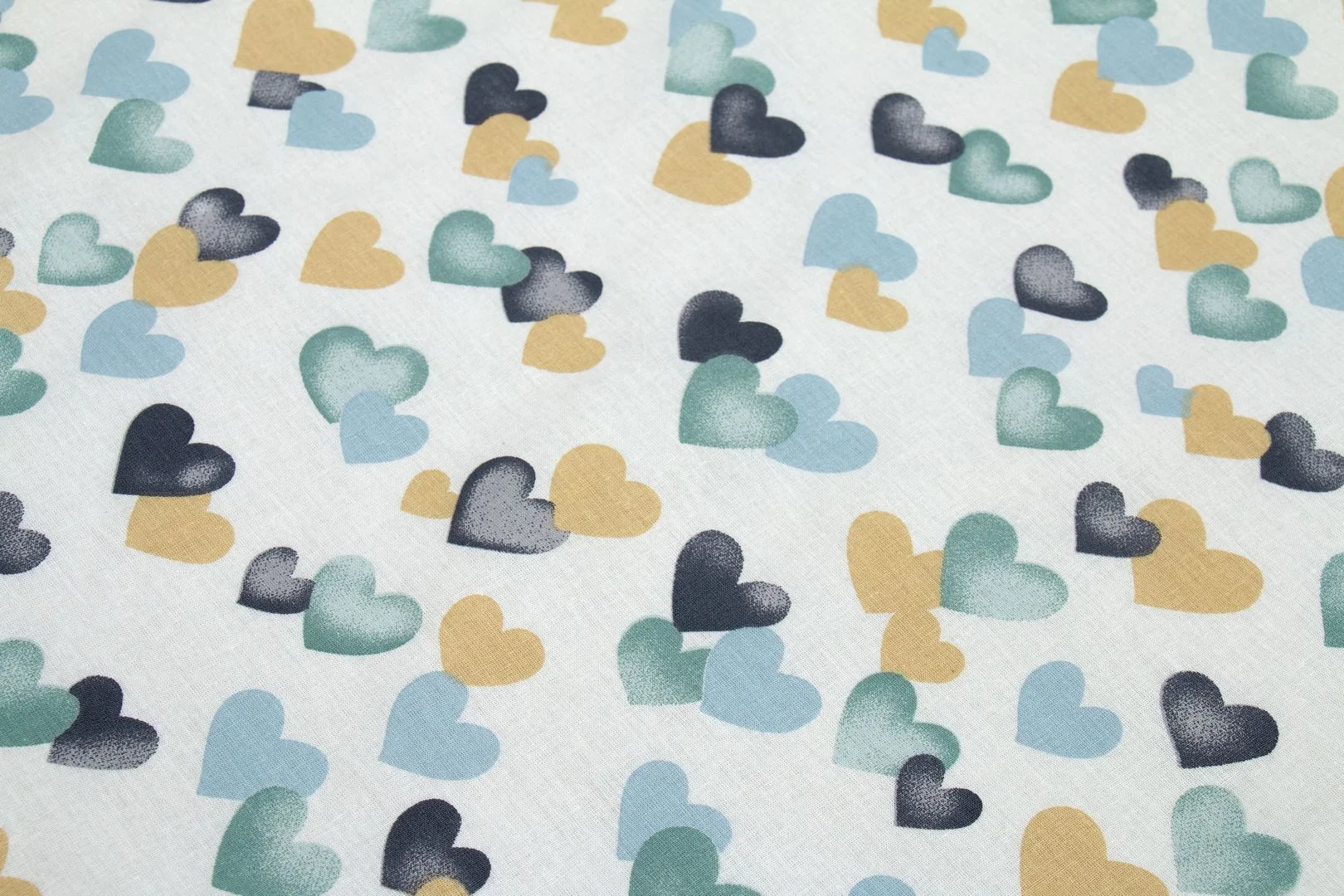 Φωτογραφία προϊόντος: DIMcol ΠΑΝΑ ΧΑΣΕΣ bebe Hearts 11 80X80 Grey-Green Cotton 100%