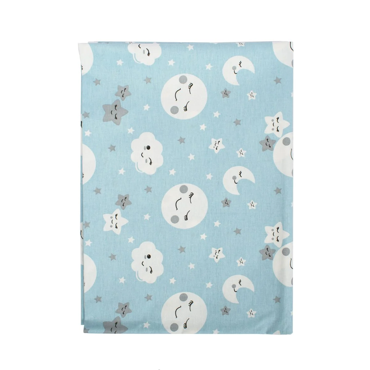 Φωτογραφία προϊόντος: DIMcol ΠΑΝΑ ΧΑΣΕΣ bebe Smile 81 80Χ80 Blue Cotton 100%