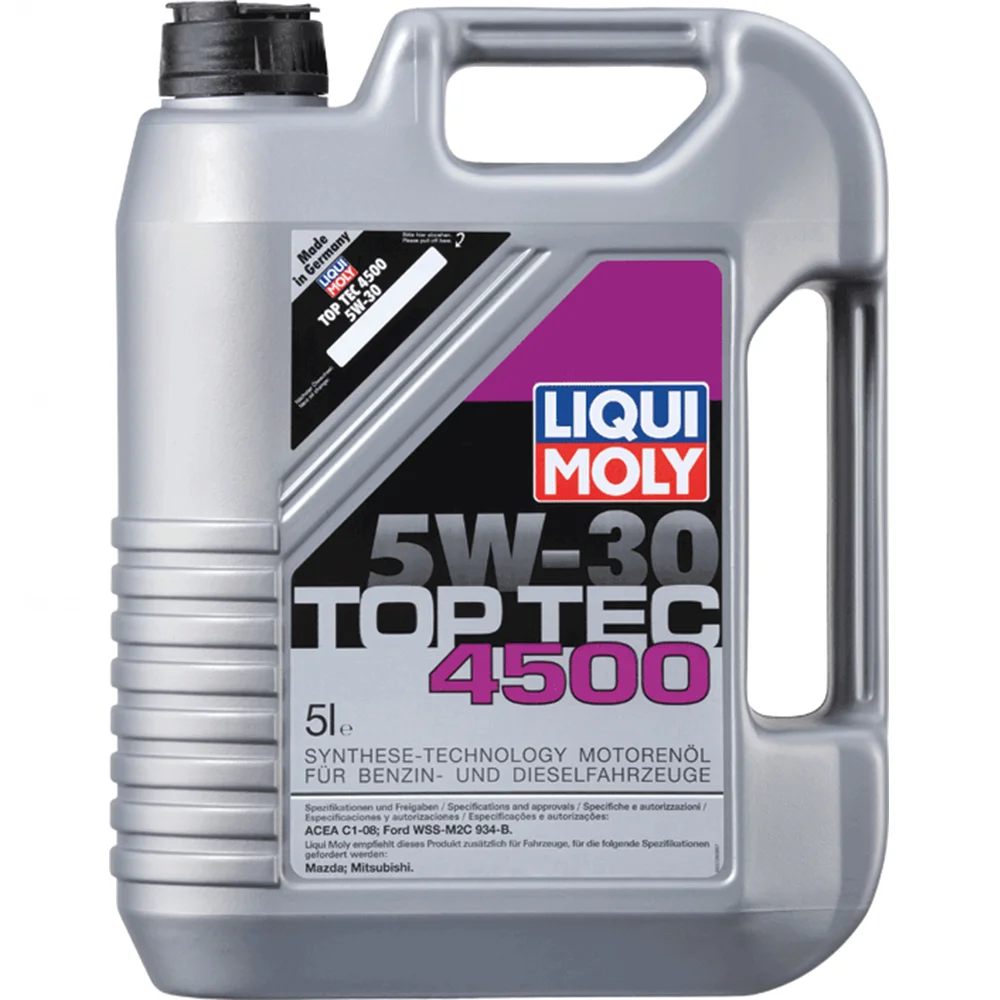 Φωτογραφία προϊόντος: ΛΑΔΙ ΑΥΤΟΚΙΝΗΤΟΥ Liqui Moly Top Tec 4500 5W30 5lt Made in Germany