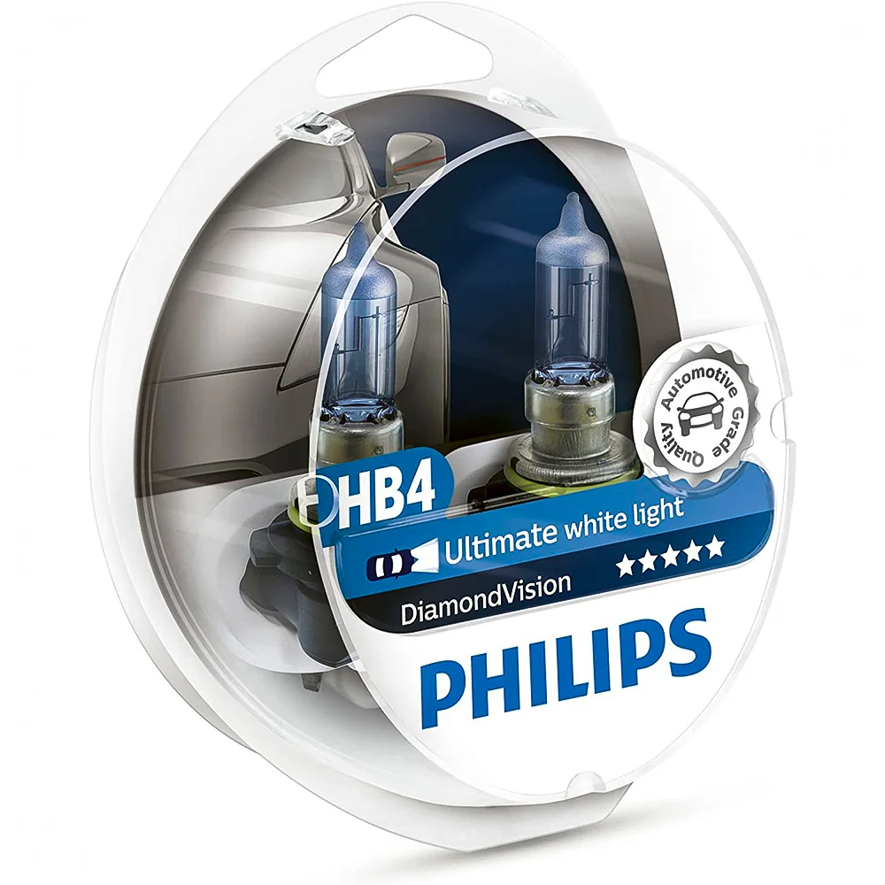 Φωτογραφία προϊόντος: PHILIPS HB4 9006 DIAMOND VISION ULTIMATE WHITE LIGHT σετ λάμπες 12v/55w