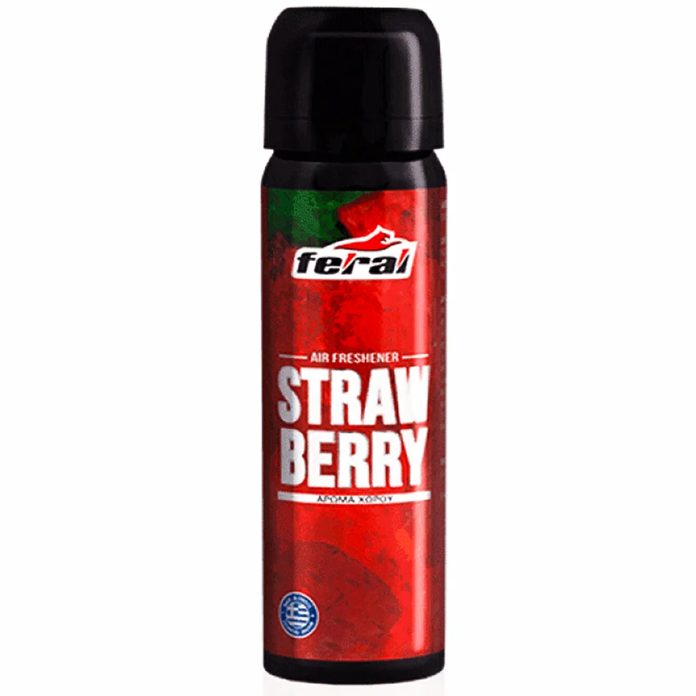 Φωτογραφία προϊόντος: Feral Άρωμα αυτοκινήτου SRAWBERRY σε σπρέι 70ml Made in Greece