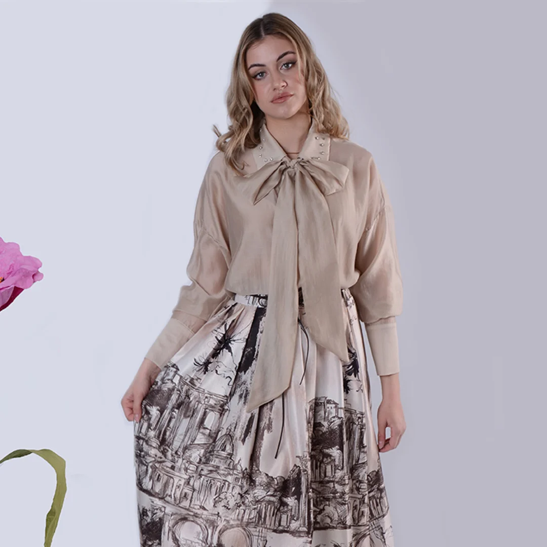 Φωτογραφία προϊόντος: Motel Tie Shirt C50076MO Beige