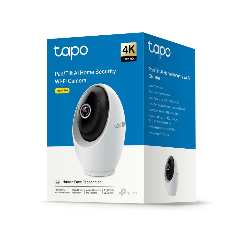 Φωτογραφία προϊόντος: TP-LINK Camera Pan/Tilt Home Security Wi-Fi 4K 8MP (3840X2160)