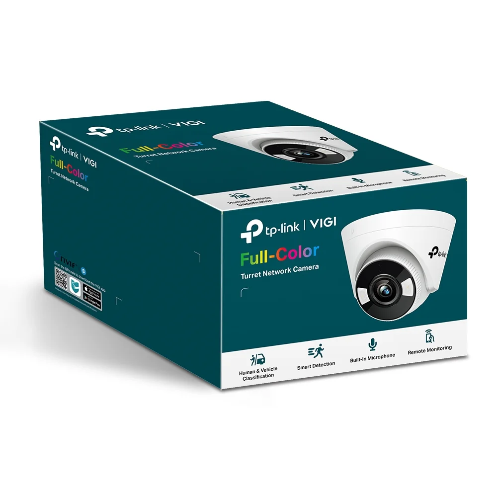 Φωτογραφία προϊόντος: TP-LINK 5MP Full-Color Turret Network Camera-2.8mm Lens