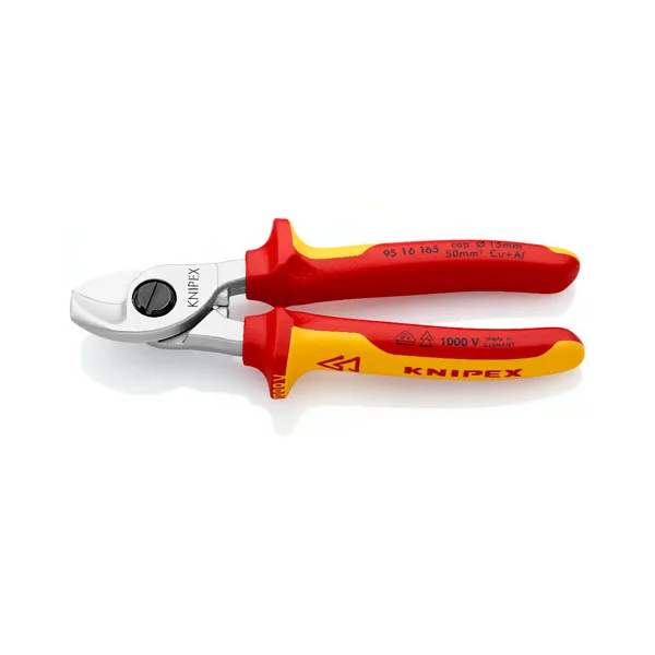 Φωτογραφία προϊόντος: KNIPEX ΚNIPEX 9516165 Κόφτης Καλωδίων με Μόνωση 1000V 165mm