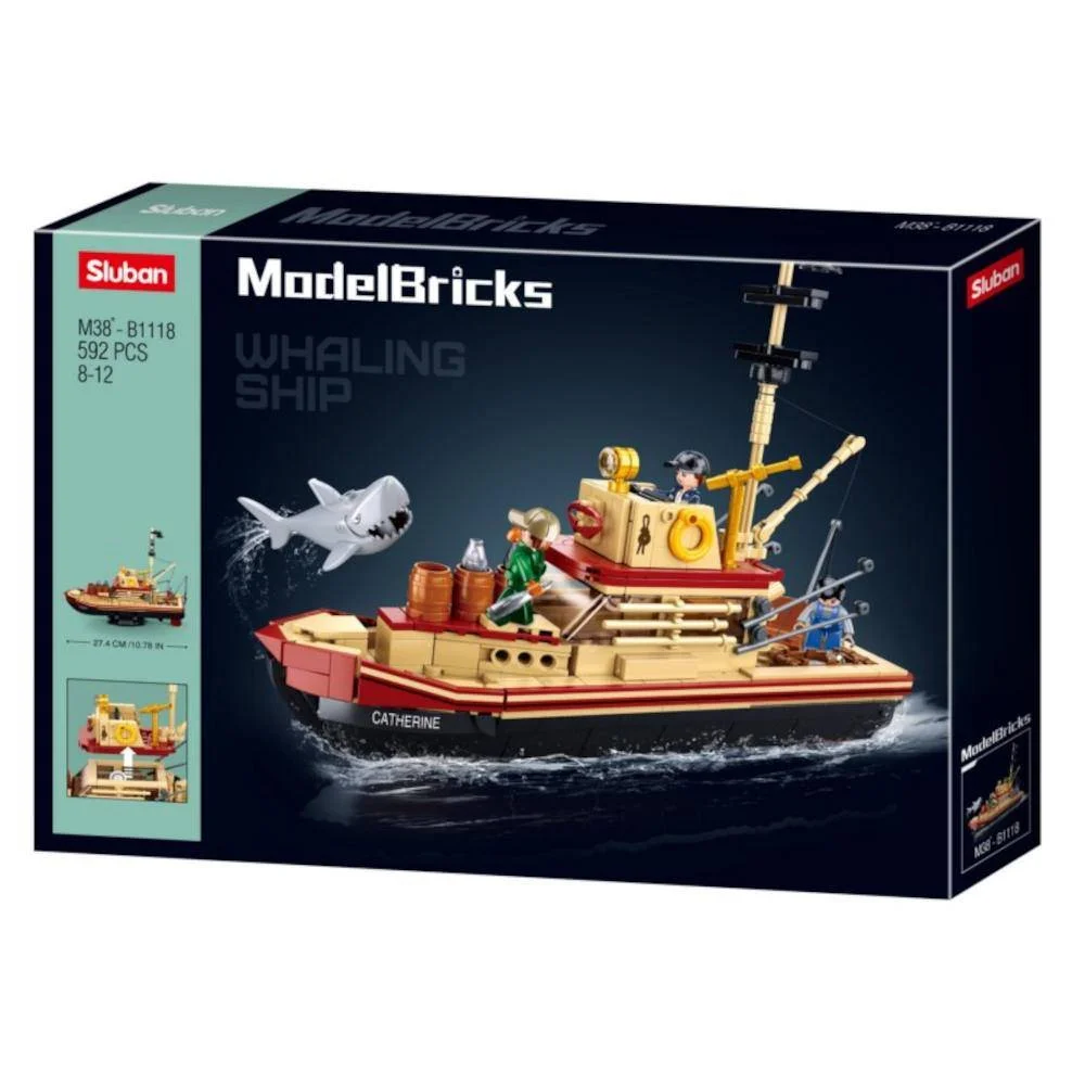 Φωτογραφία προϊόντος: Παιχνίδι Sluban Model Bricks The Great Shark 592τμχ