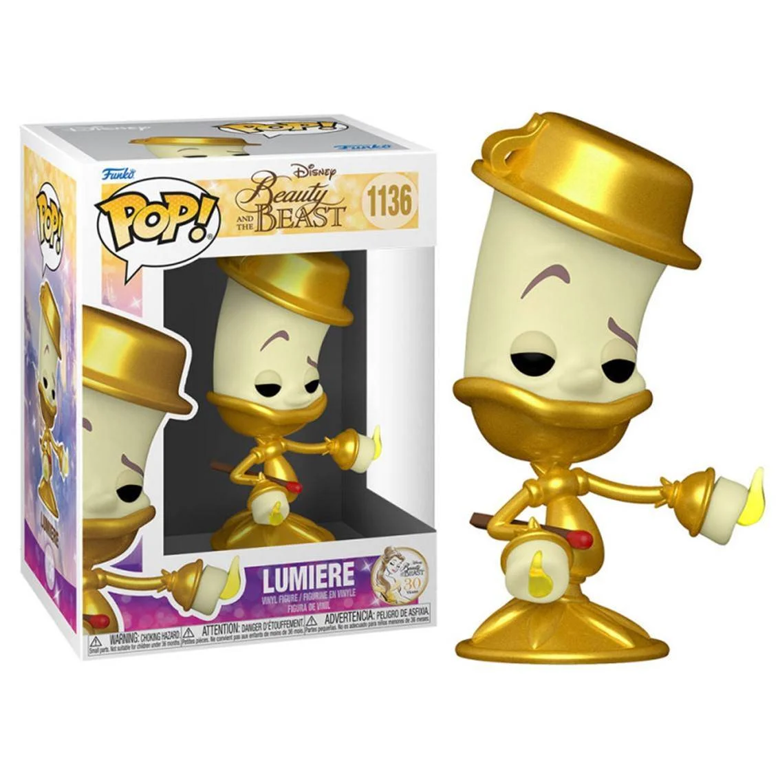 Φωτογραφία προϊόντος: Funko POP! Disney: Beauty and the Beast - Lumiere #1136 Vinyl Figure
