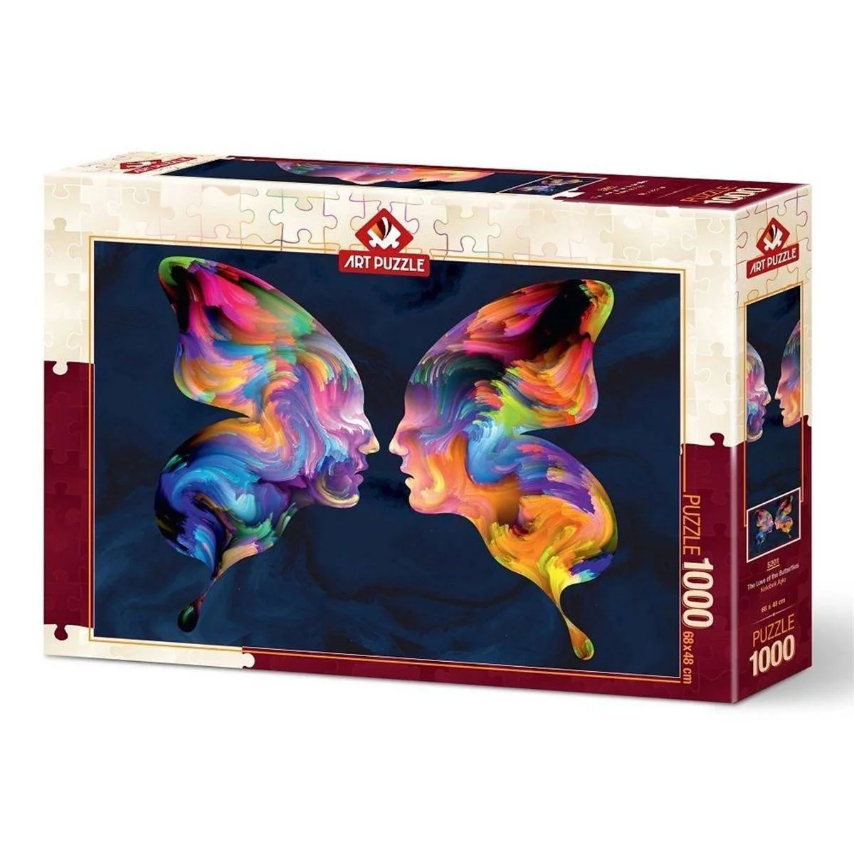 Φωτογραφία προϊόντος: Art Puzzle 5201 The Love of the Butterflies - Puzzle 1000τεμ