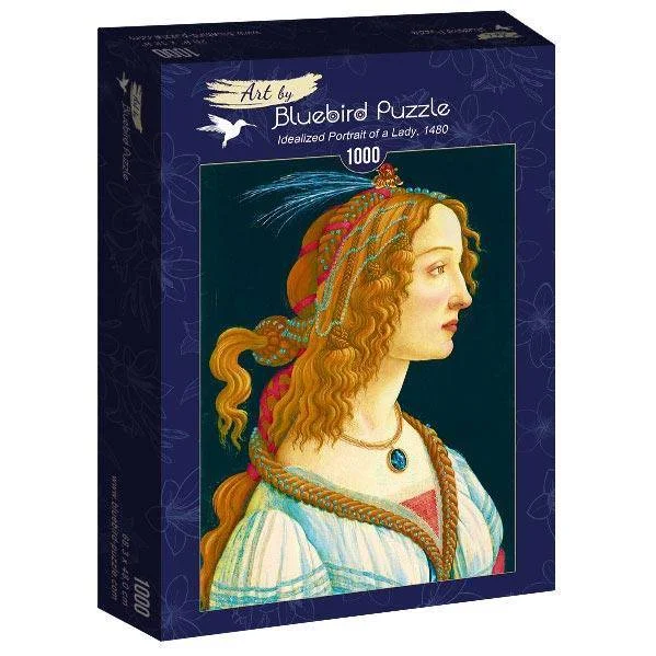 Φωτογραφία προϊόντος: Bluebird-60023-Sandro Botticelli - Idealized Portrait of a Lady, 1480 - Puzzle 1000 pieces