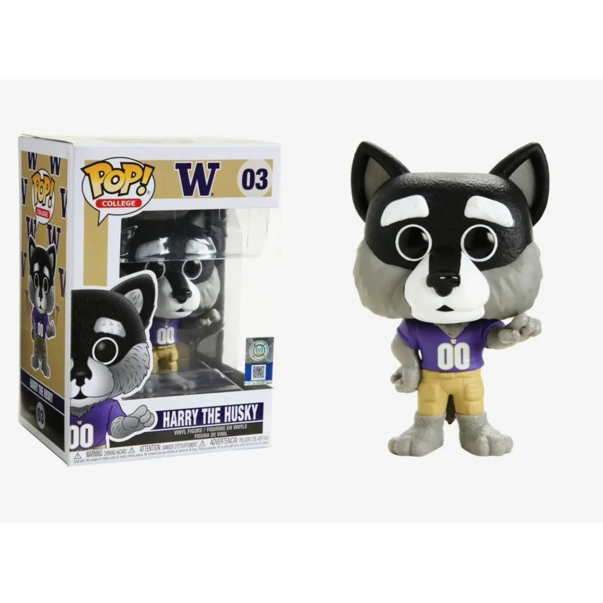 Φωτογραφία προϊόντος: Funko POP! College :UW Harry The Husky #03 Vinyl Figure
