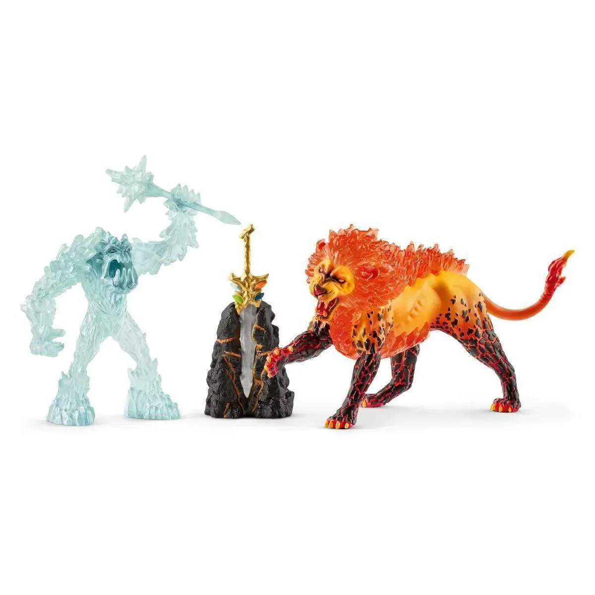 Φωτογραφία προϊόντος: schleich Μινιατούρα Τέρας του Πάγου vs Λιοντάρι της φωτιάς
