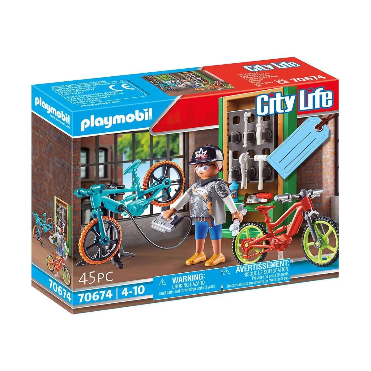 Φωτογραφία προϊόντος: 70674 Playmobil City Life Συνεργείο Ποδηλάτων
