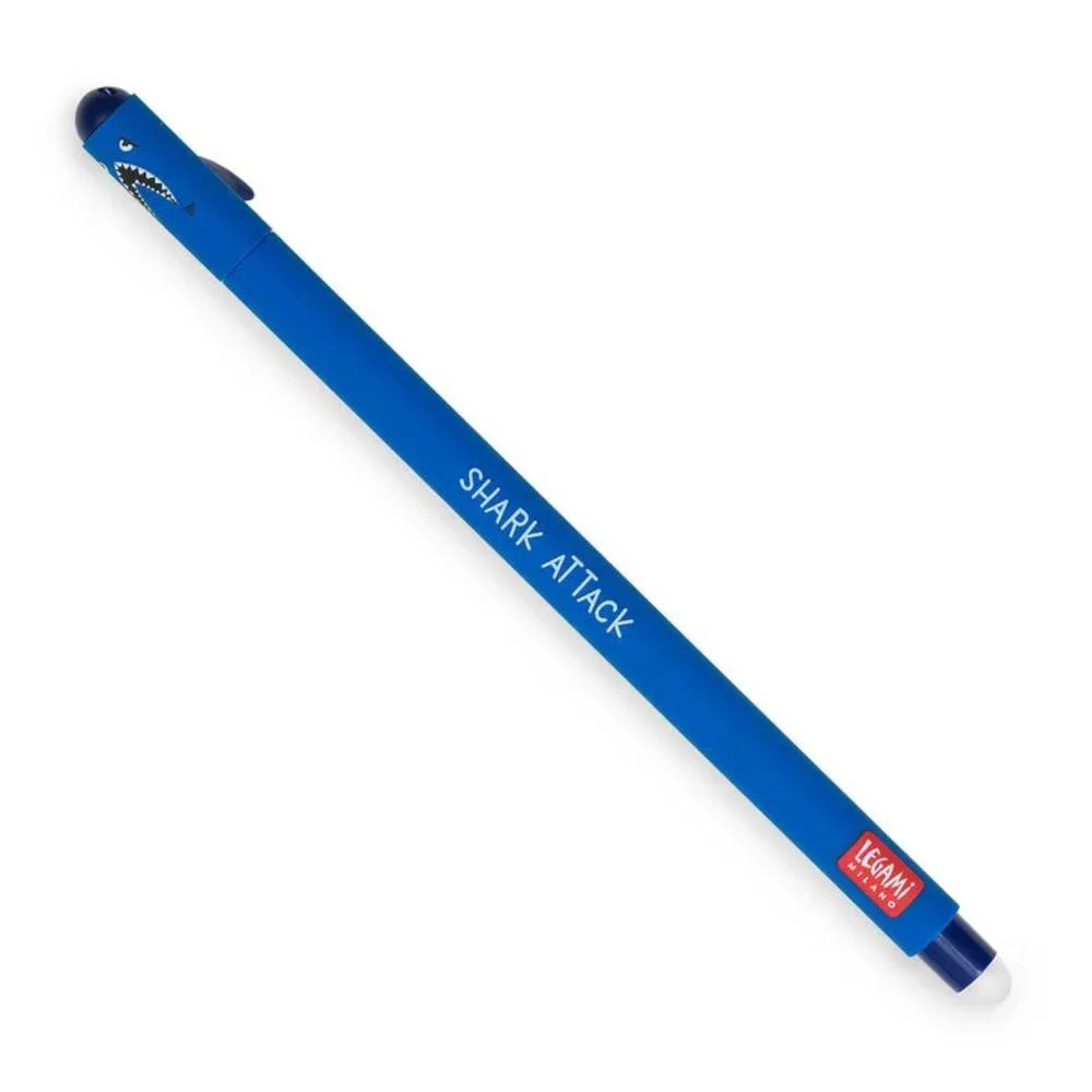 Φωτογραφία προϊόντος: Στυλό Legami eraseble pen shark blue 0.7mm