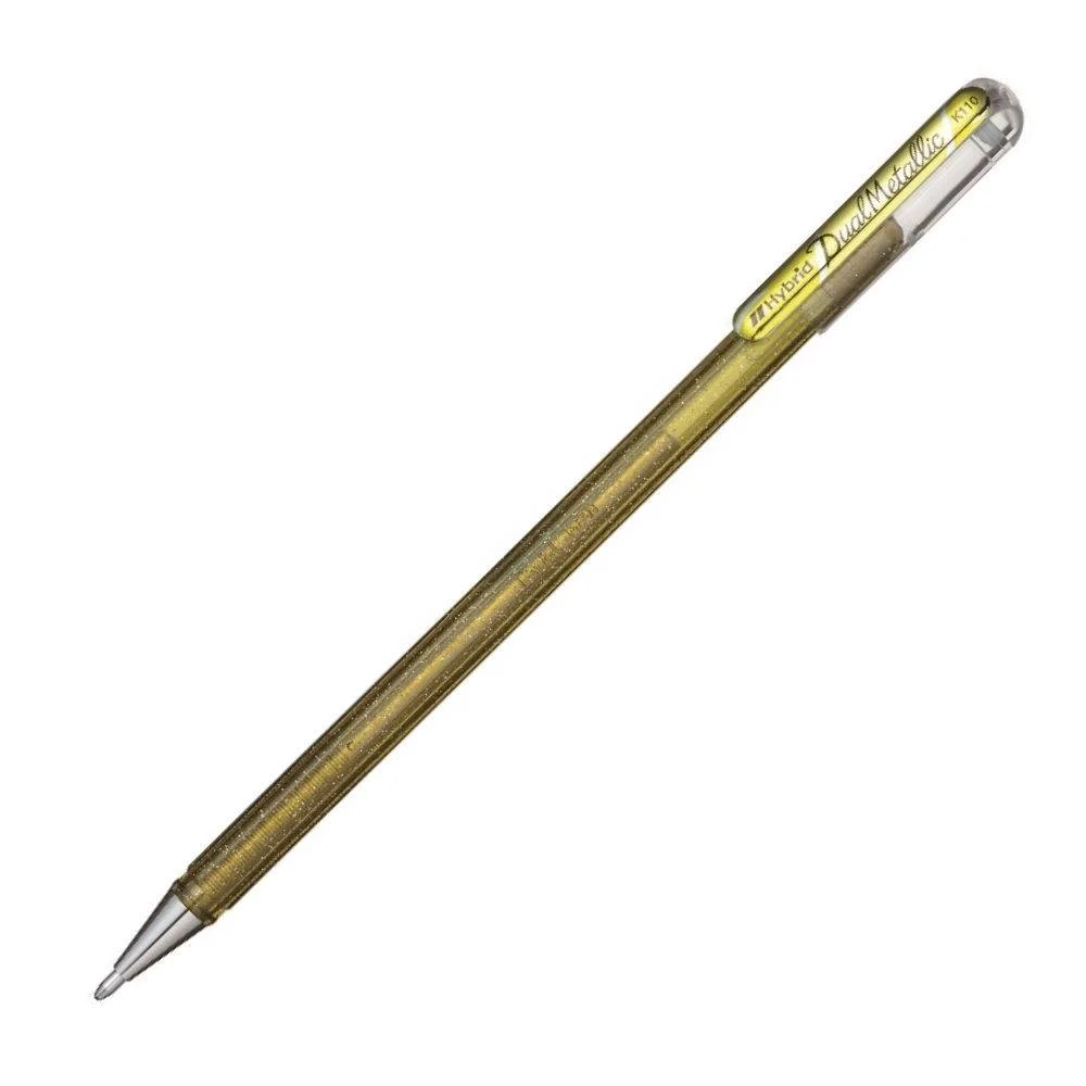 Φωτογραφία προϊόντος: Pentel Hybrid Dual Metallic Gel 1.0mm Χρυσό