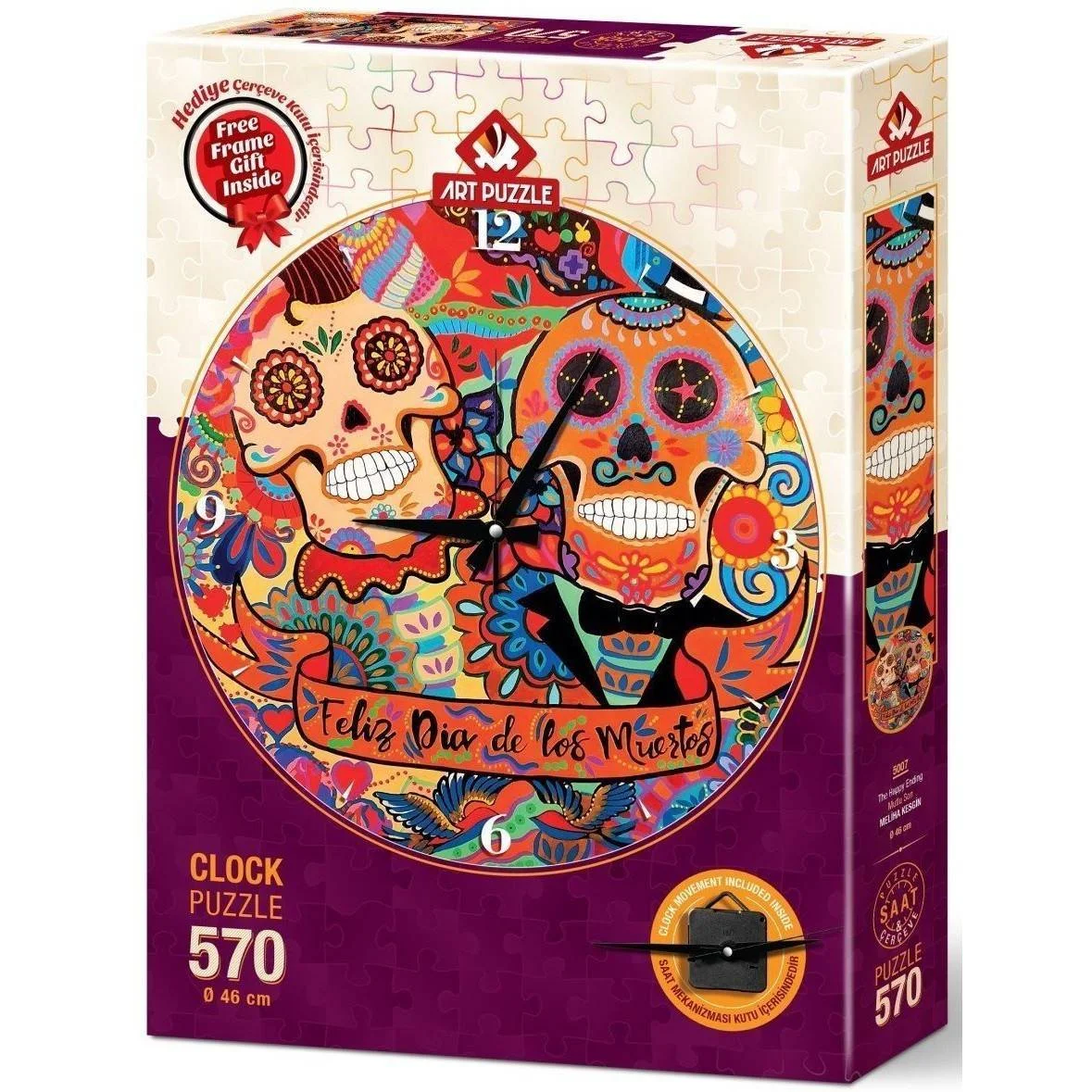 Φωτογραφία προϊόντος: Art Puzzle 5007 Puzzle Clock - Happy Ending 570τεμ