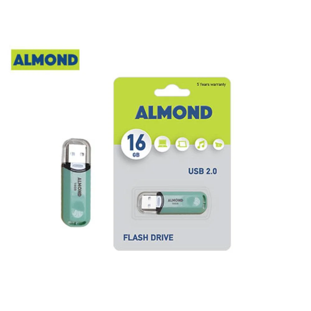 Φωτογραφία προϊόντος: ALMOND FLASH DRIVE USB 16GB PASTEL MINT