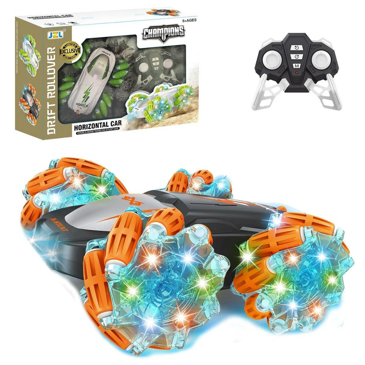 Φωτογραφία προϊόντος: ToyMarkt Drift Rollover Τηλεκατευθυνόμενο Αυτοκίνητο 40x28x10cm (Τυχαία επιλογή)