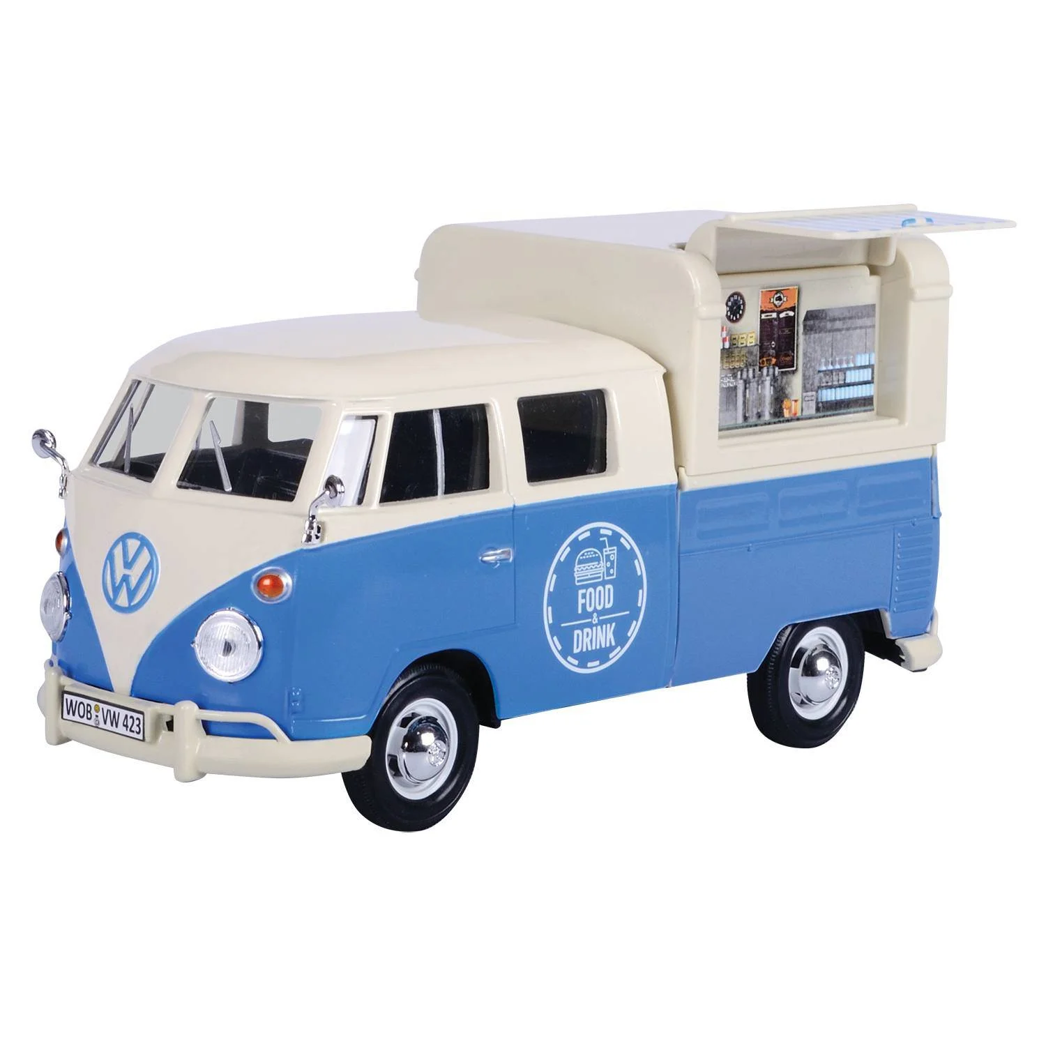 Φωτογραφία προϊόντος: MOTOR MAX Αυτοκινητάκι μετ.Volkswagen T1 Food Truck 1:24