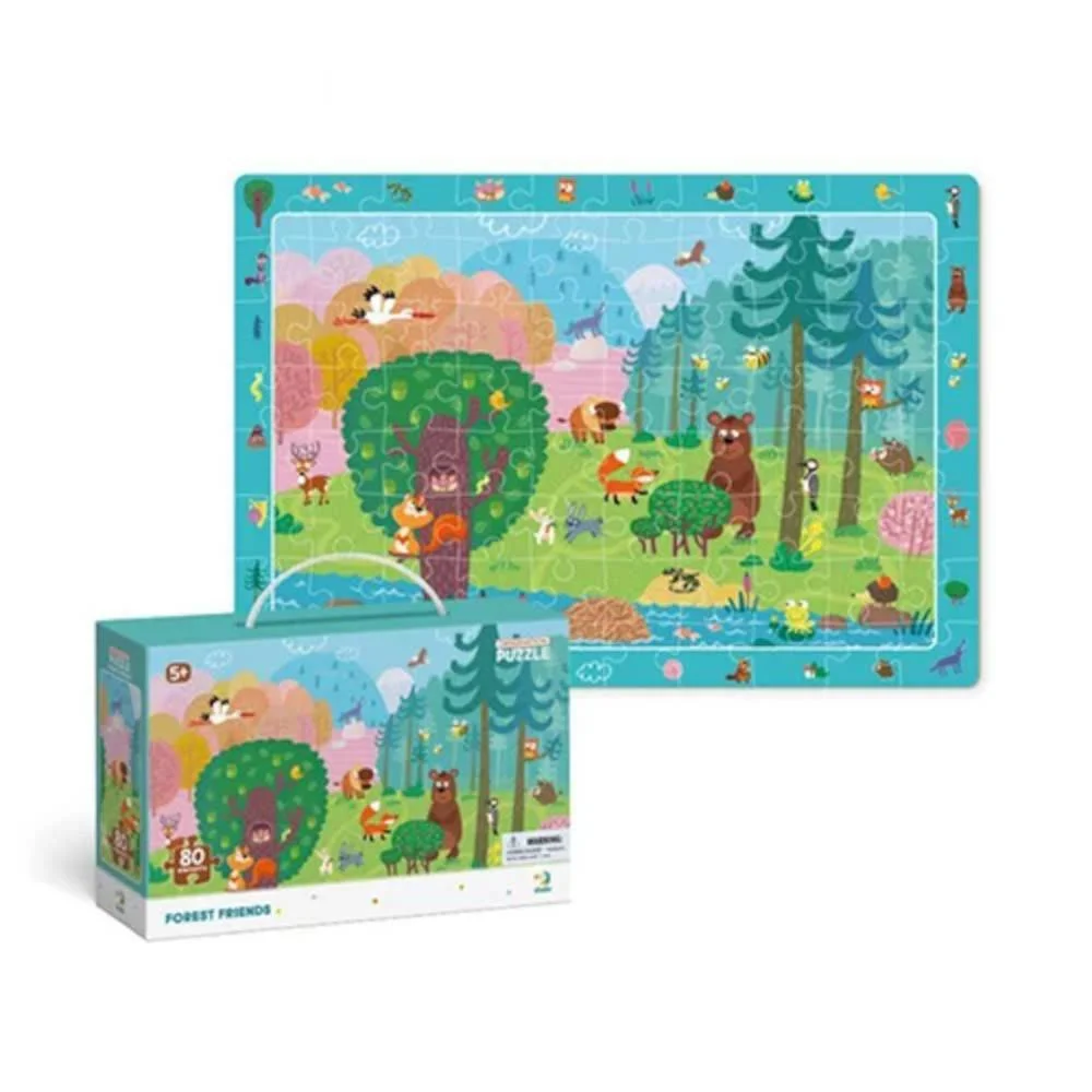 Φωτογραφία προϊόντος: DODO OBSERVATION PUZZLE FOREST FRIENDS ΧΑΡΤΗΣ ΠΑΡΑΤΗΡΗΣΗΣ 80τεμ.