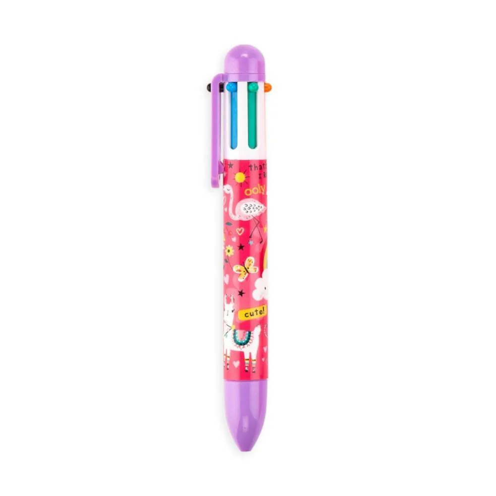 Φωτογραφία προϊόντος: Ooly Click Pen Έξι Χρωμάτων Funtastic Friends Λάμα Φλαμίνκο
