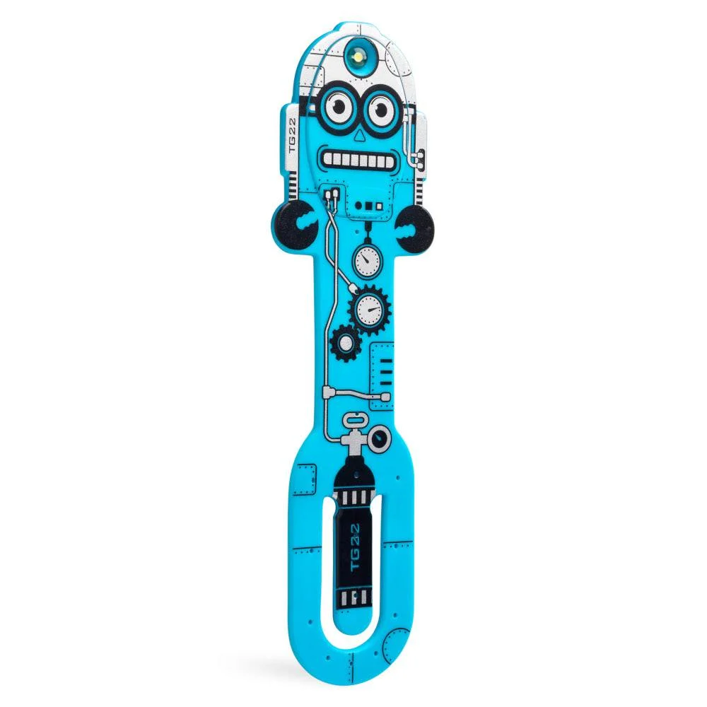 Φωτογραφία προϊόντος: Thinking Gifts Flexilight Pals Robot Blue - Φωτιστικό Σελιδοδείκτης